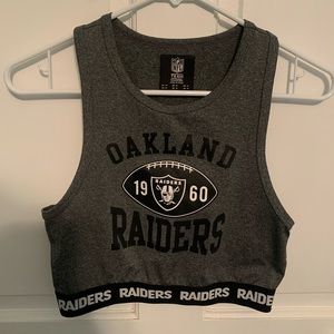 Raiders Halter Crop Top